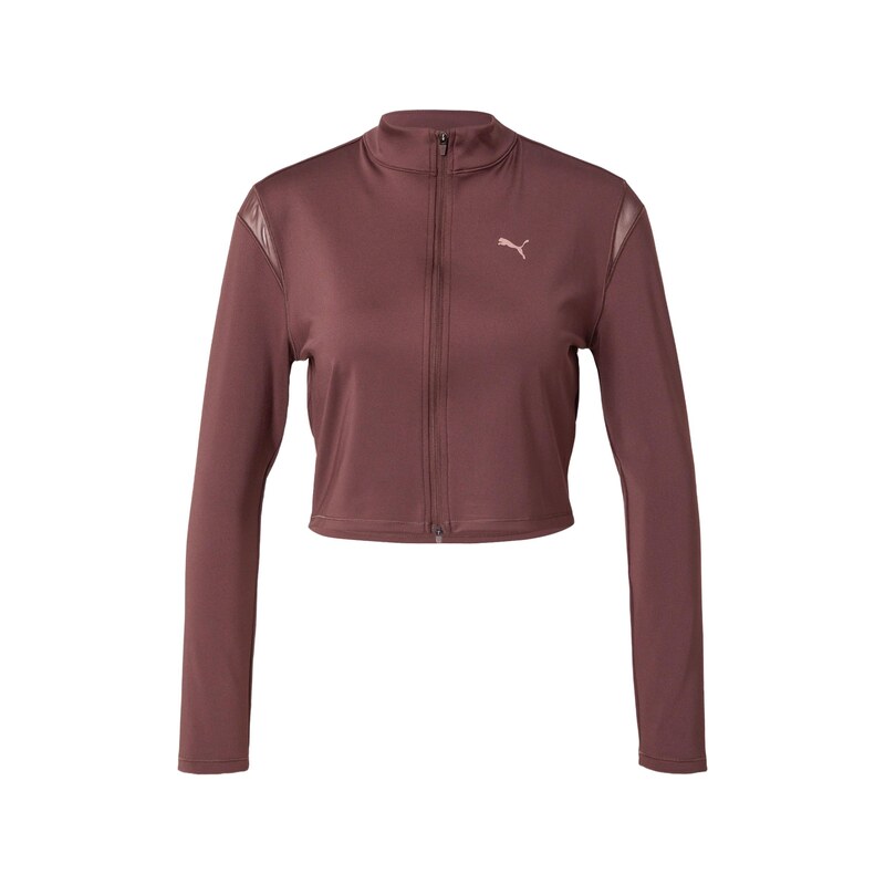PUMA Sportovní bunda čokoládová