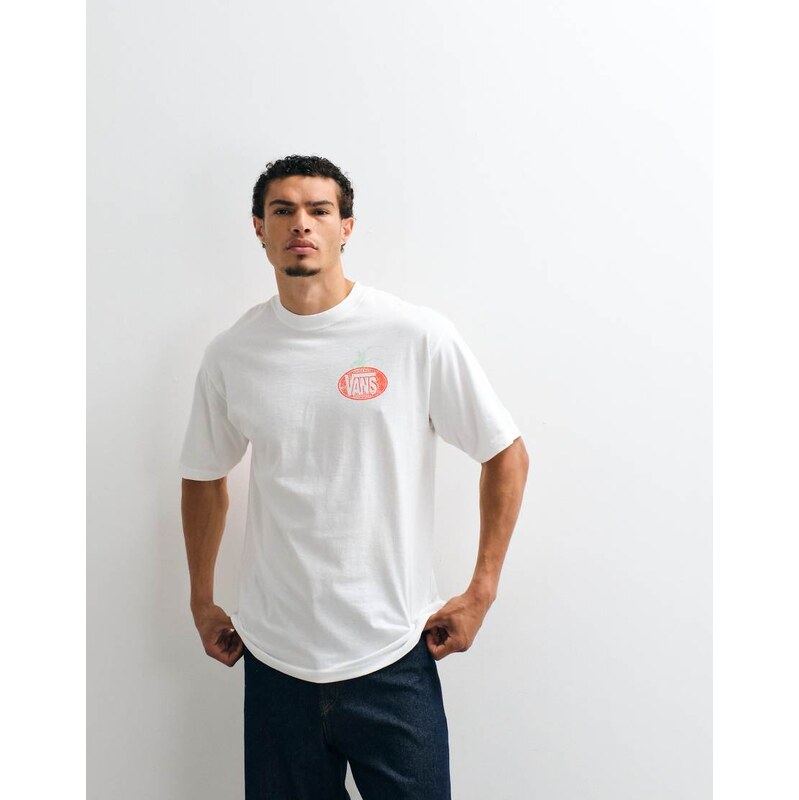 Vans Artifacts backprint t-shirt in white