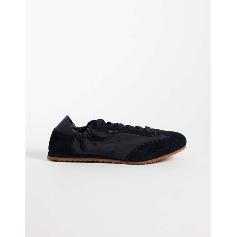 Vans Super Low Pro collapse trainers in black