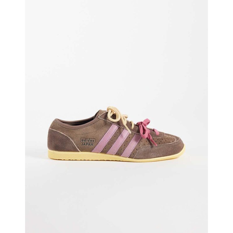 adidas Originals Japan Decon trainers in brown with double laces