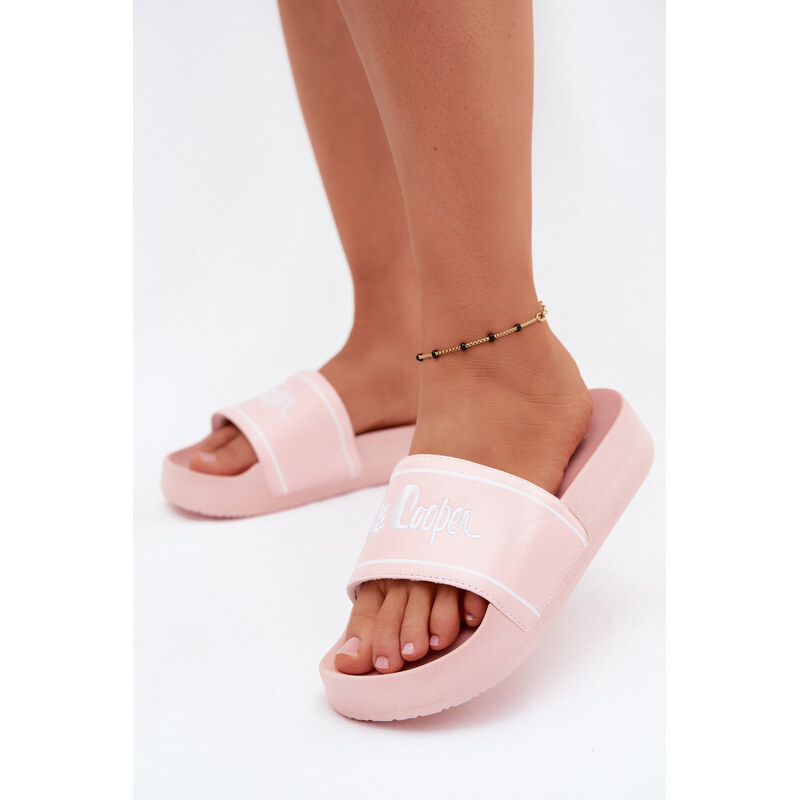 Dámské sandály na platformě Lee Cooper LCW-25-42-3532L růžové