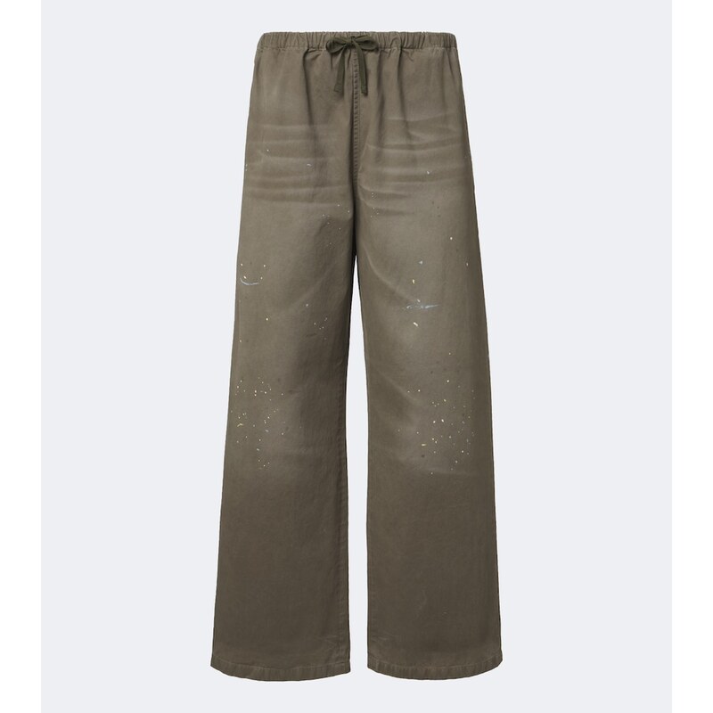 Acne Studios Cotton twill wide-leg pants