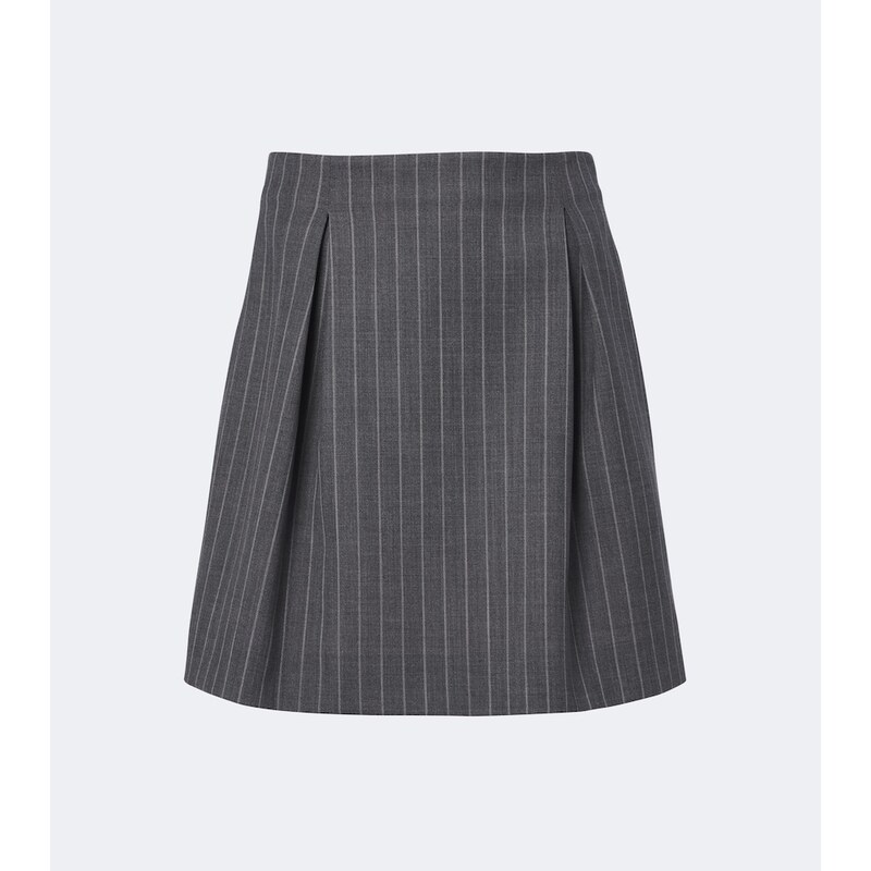 Valentino Pinstripe virgin wool miniskirt