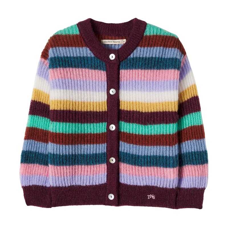 The New Society Julia striped cardigan