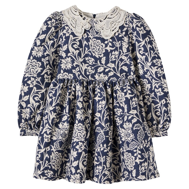 The New Society Eloween floral cotton-blend jacquard dress