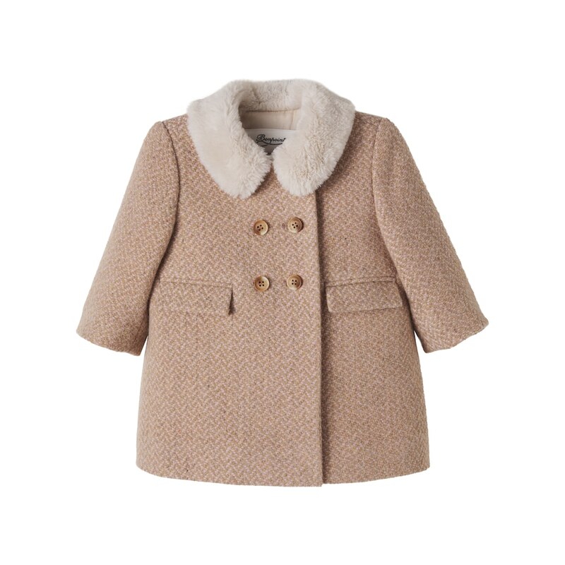 Bonpoint Baby Moka wool-blend coat