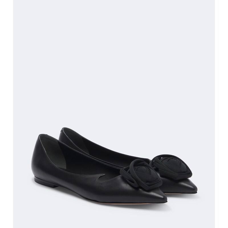 Roger Vivier I Love Vivier leather ballet flats