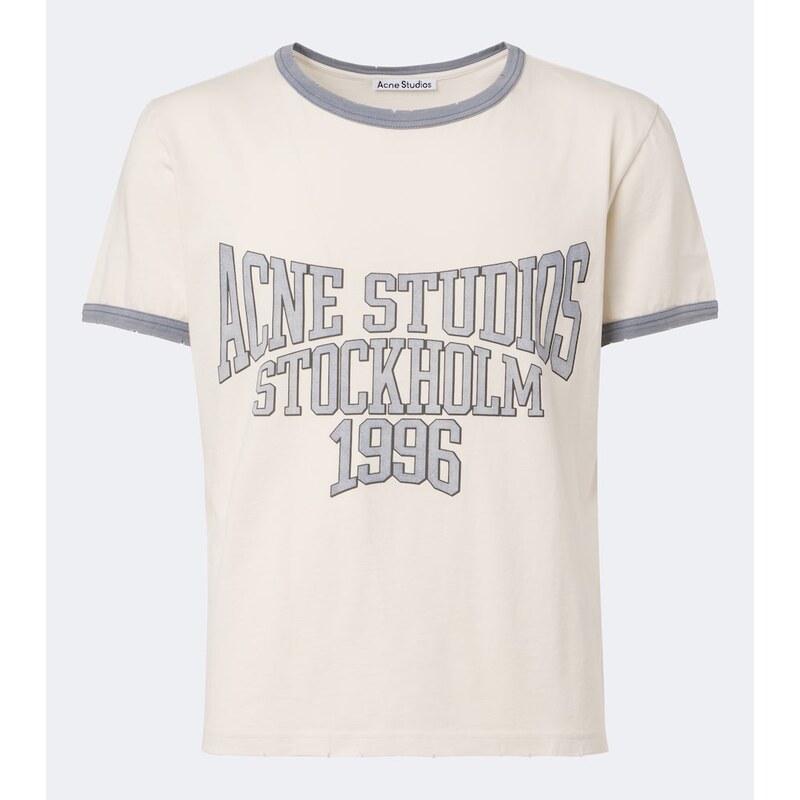 Acne Studios Printed cotton jersey T-shirt