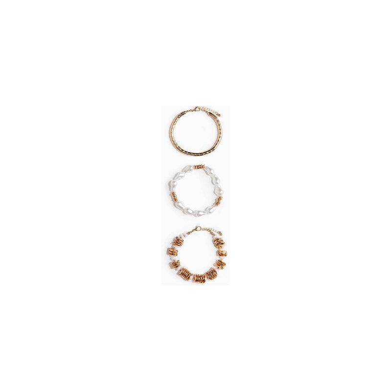 H&M - 3-pack bracelets - Zlatá