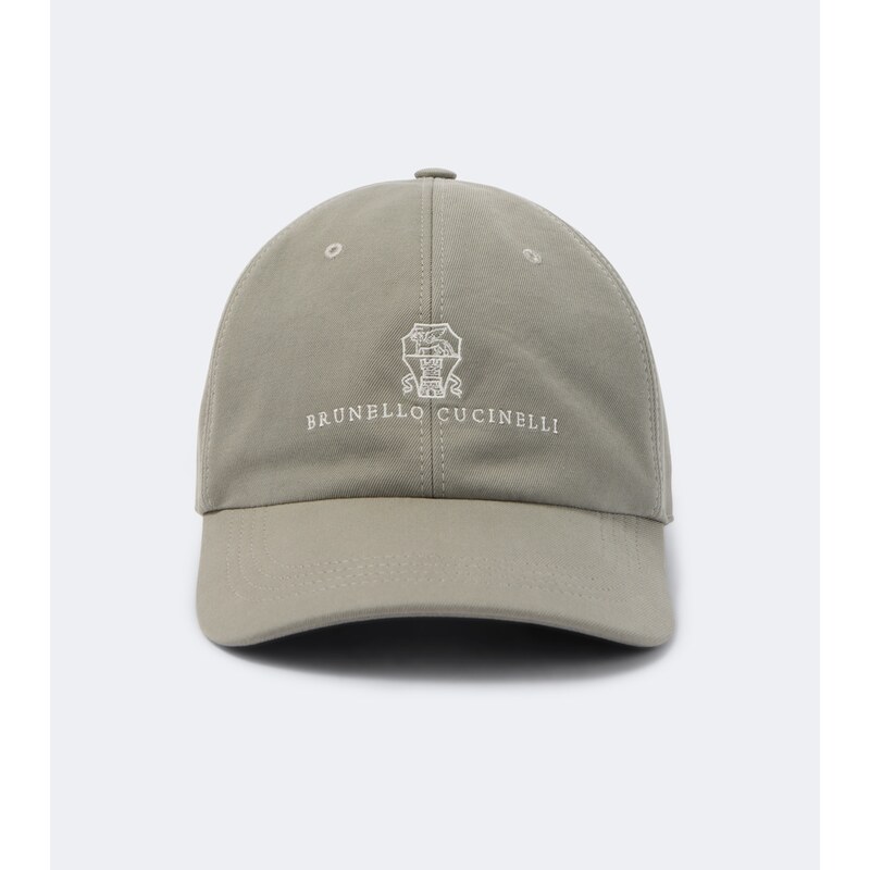 Brunello Cucinelli Logo cotton baseball cap