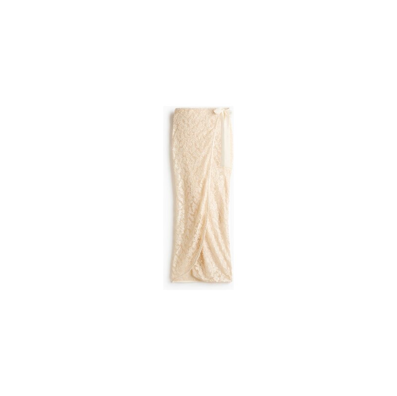 H&M - Sarong posázený flitry - Světle Béžová