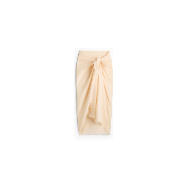 H&M - Sarong z mačkané bavlny - Světle Žlutá