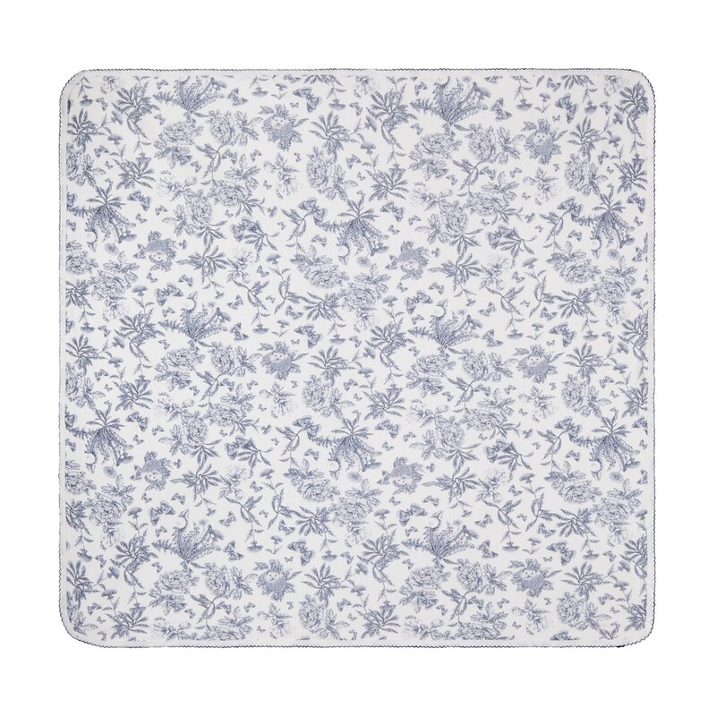 Tartine et Chocolat Baby floral pointelle cotton blanket