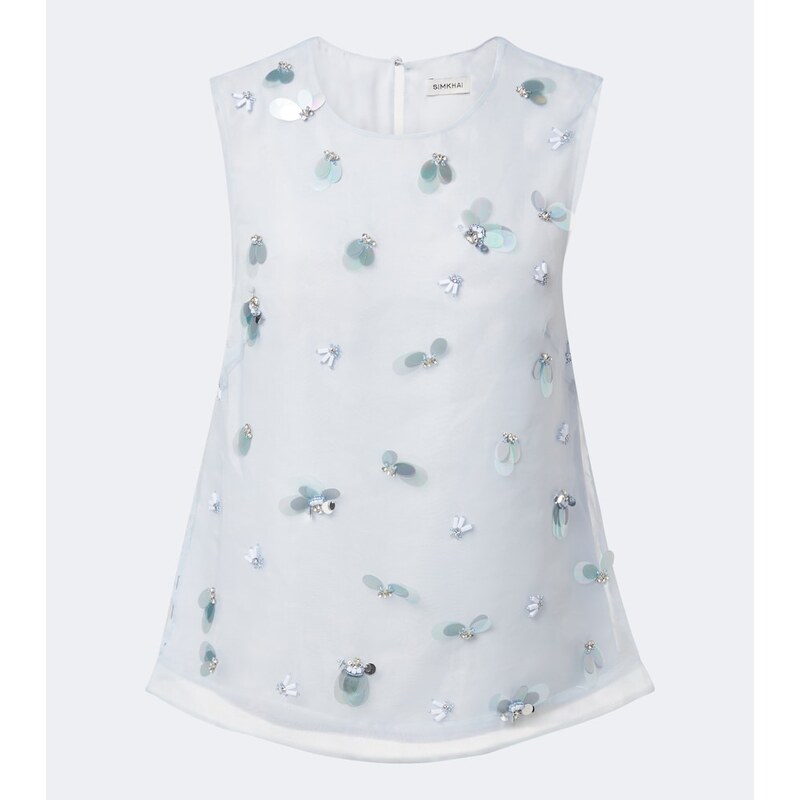 Simkhai Celia embellished top
