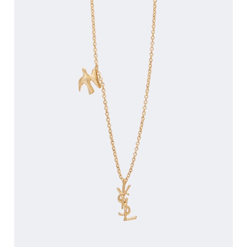 Saint Laurent Cassandre chain necklace