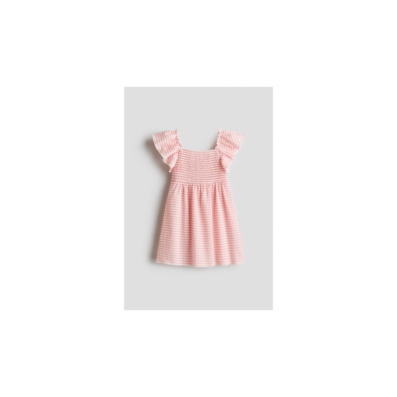 H&M - Šatys žabkováním - Světle Růžová/Kostka Gingham