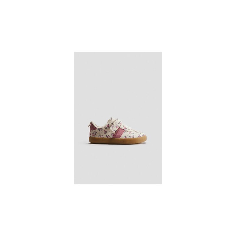 H&M - Tenisky barefoot - Bílá/Květiny