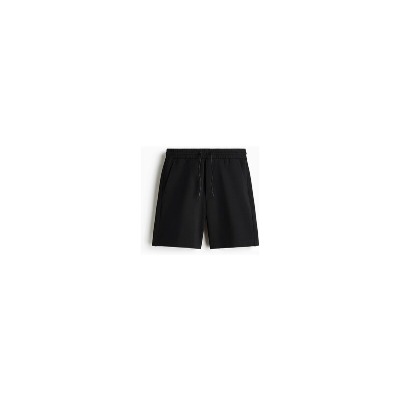 H&M - Šortkys interlockem Regular Fit - Černá