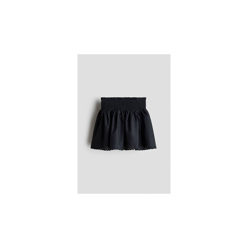 H&M - Široká bavlněná sukně - Černá