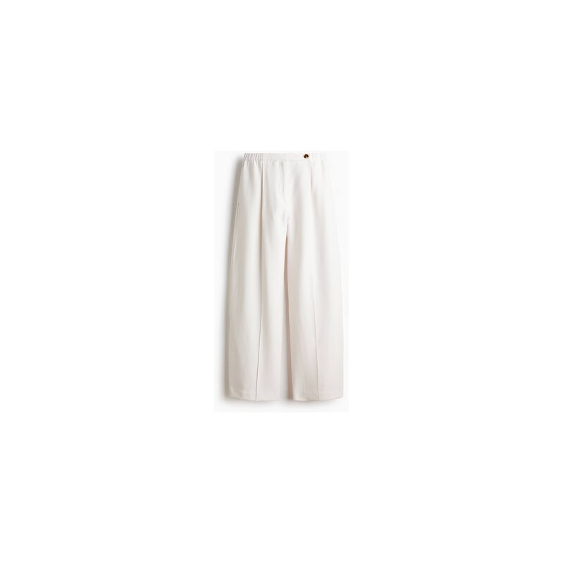 H&M - Soudkovité kalhotys puky - Krémová