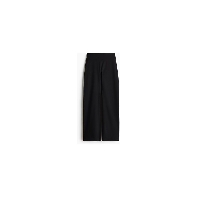 H&M - Široké sportovní kalhoty SoftMove - Černá
