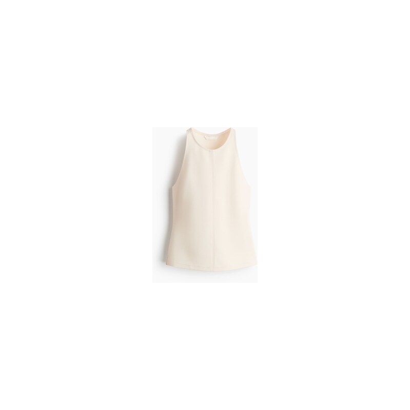 H&M - Top bez rukávů Ponte di Roma - Světle Béžová