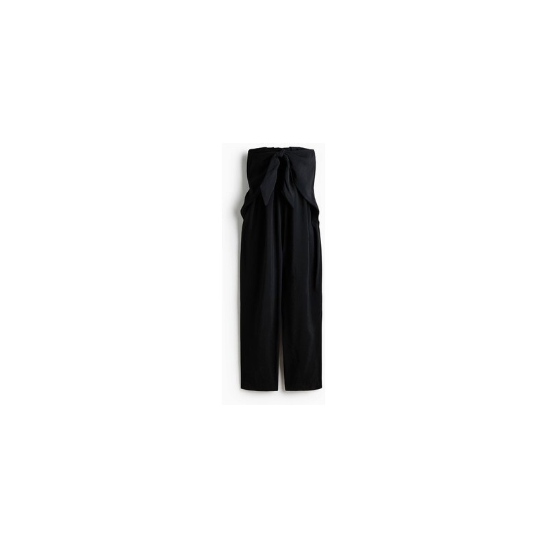 H&M - Overal bandeau se zavazováním - Černá
