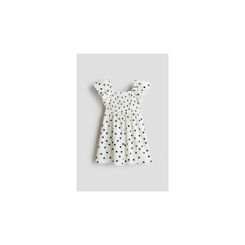 H&M - Šatys žabkováním - Bílá/Puntíky