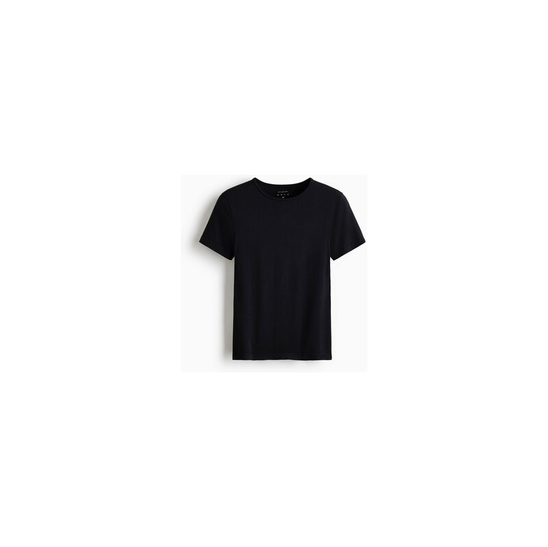 H&M - Bezešvý sportovní top SoftMove Slim Fit - Černá