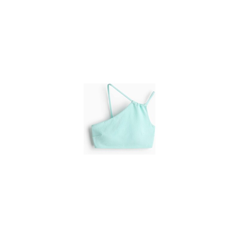H&M - Vyztužená bikinová podprsenkas jedním ramínkem - Světle