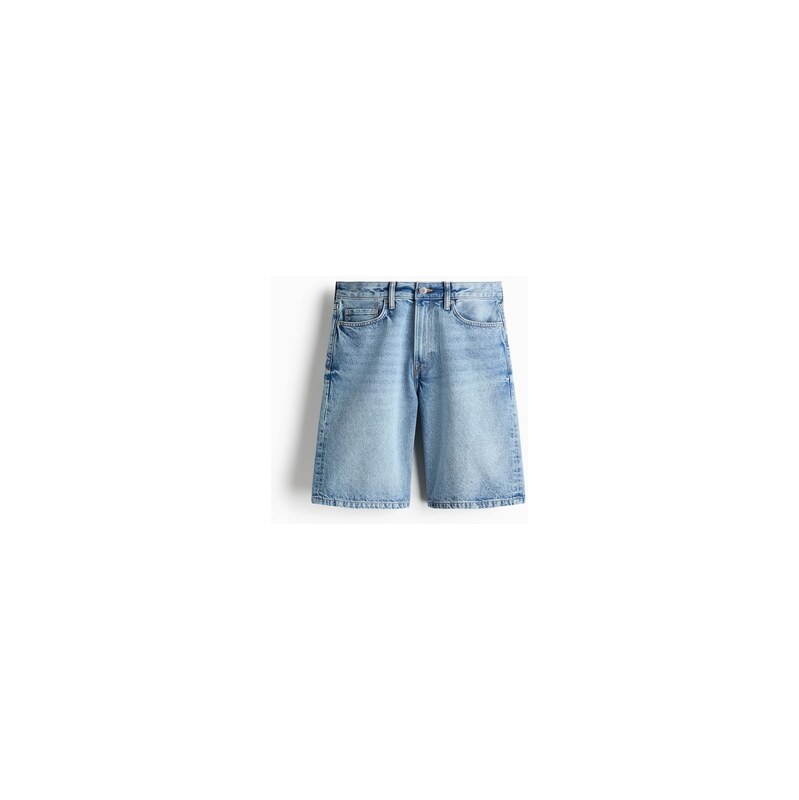 H&M - Džínové šortky Relaxed - Denim Blue