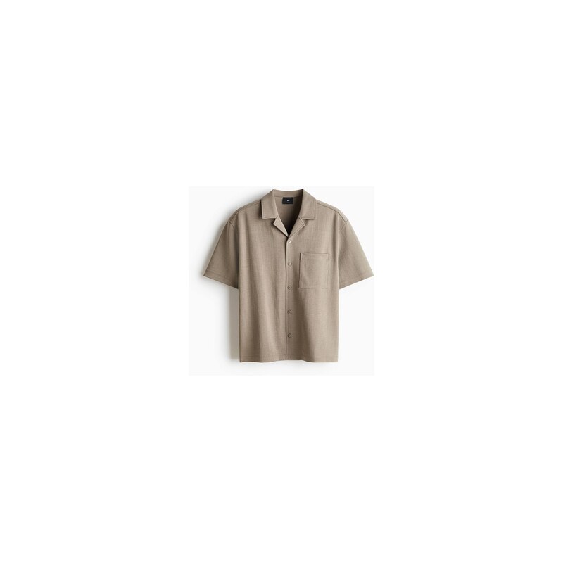 H&M - Košiles rozhalenkou Relaxed Fit - Béžová
