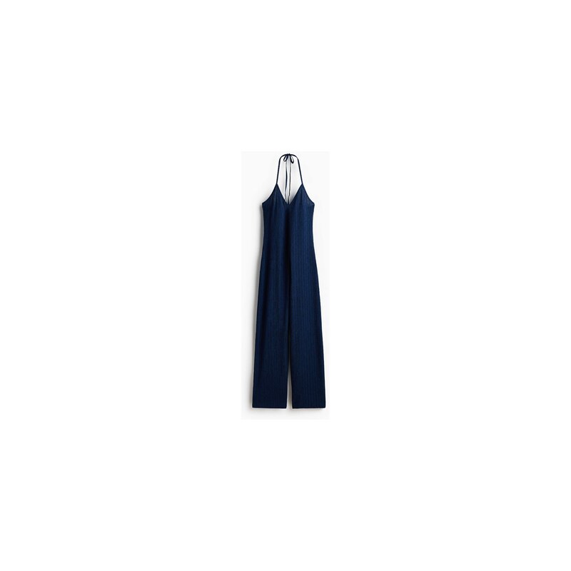 H&M - Overal halterneck - Tmavomodrá