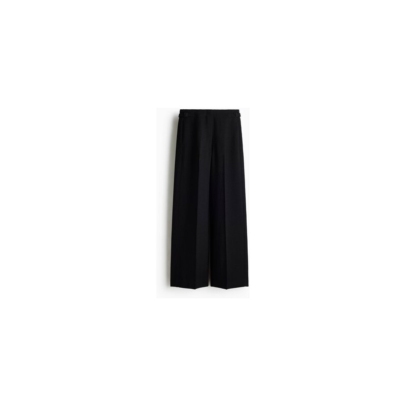 H&M - Široké elegantní kalhoty - Černá