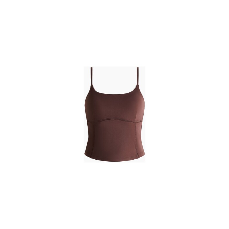 H&M - Sportovní tílkos všitou podprsenkou SoftMove - Hřejivá