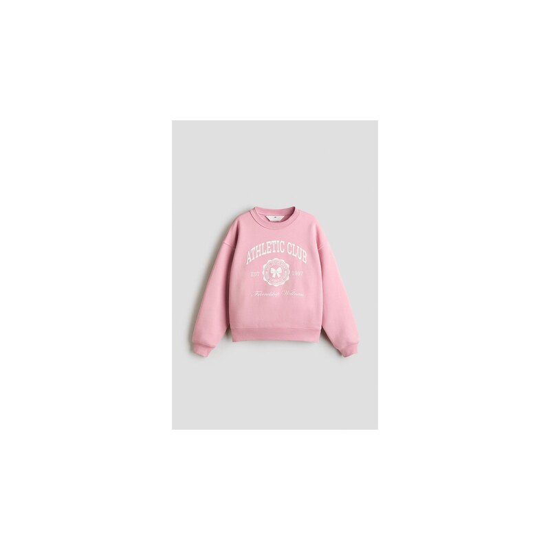 H&M - Mikinas tištěným motivem - Růžová/Athletic Club
