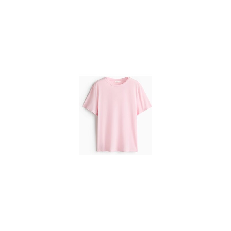 H&M - Tričko Loose Fit - Světle Růžová