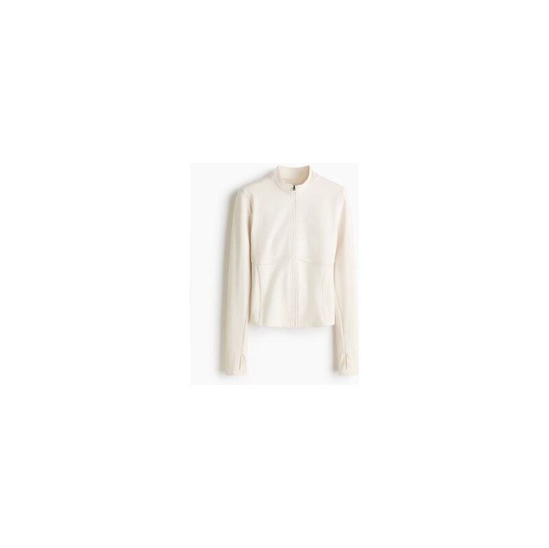 H&M - Sportovní bunda SoftMove - Slonovinová