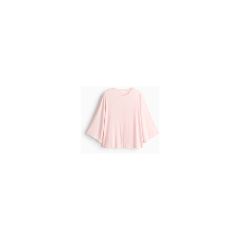 H&M - Tričkos netopýřími rukávy - Světle Růžová