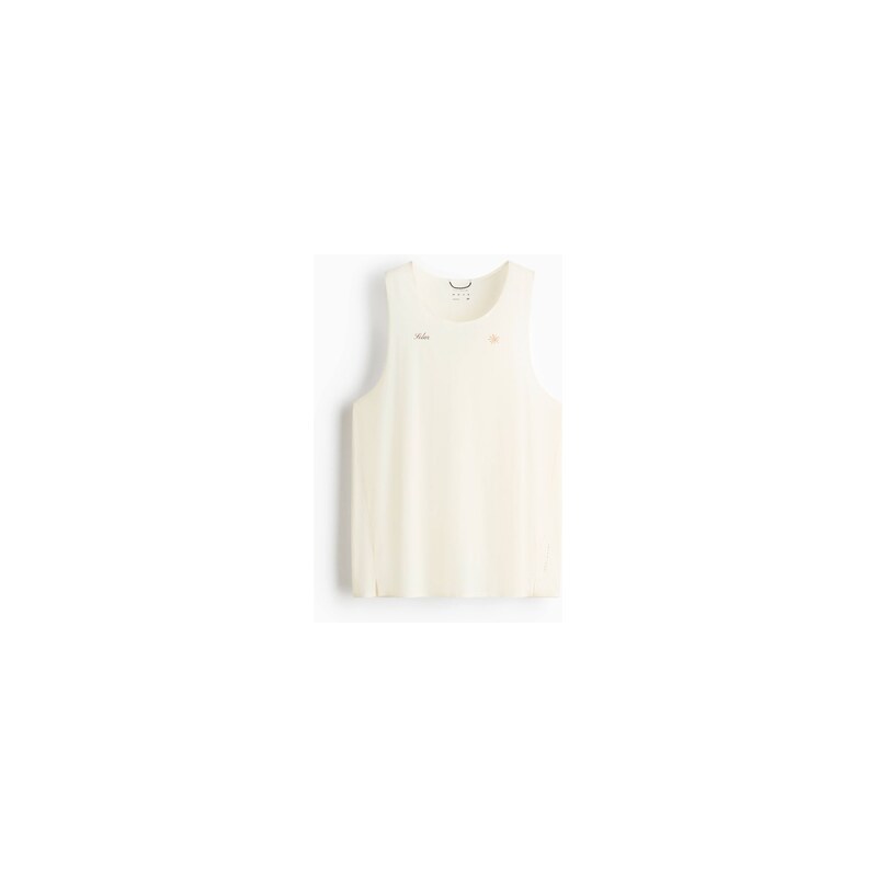 H&M - Běžecké tílko Regular Fit CoolMove - Slonovinová/Solar