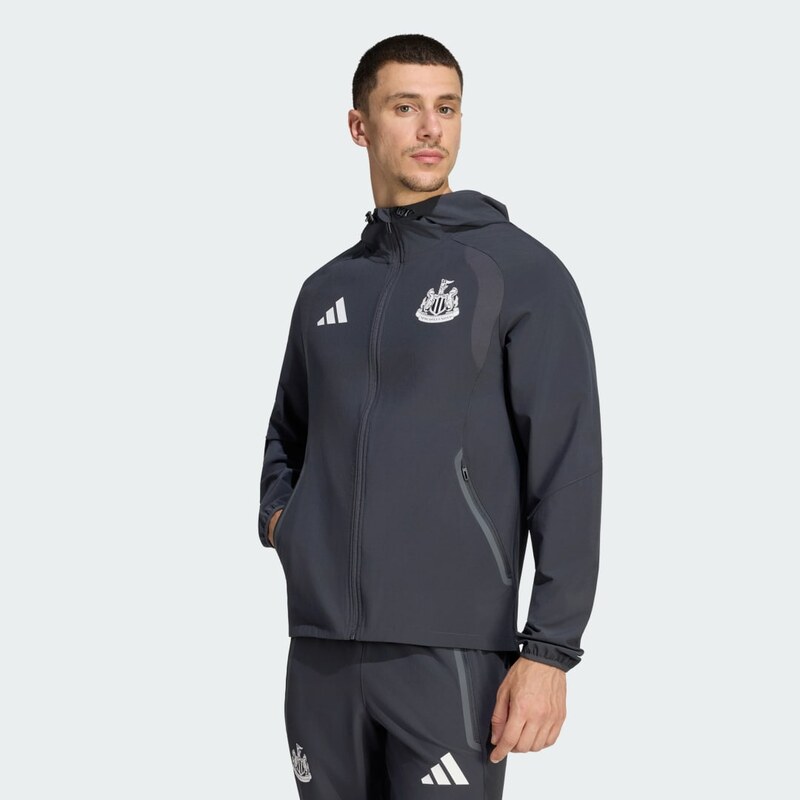Adidas Větrovka Newcastle United FC Tiro Travel se zipem po celé