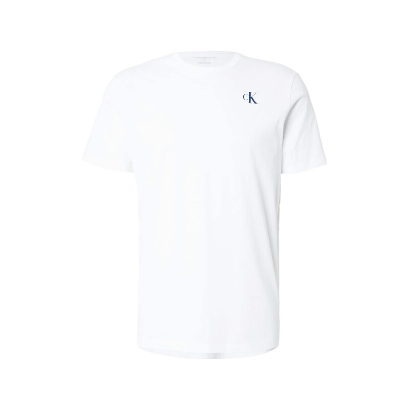 Calvin Klein Jeans Tričko námořnická modř / bílá