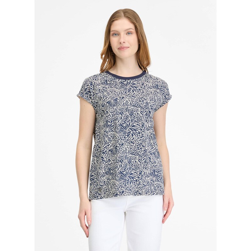 Ragwear Tričko béžová / noční modrá