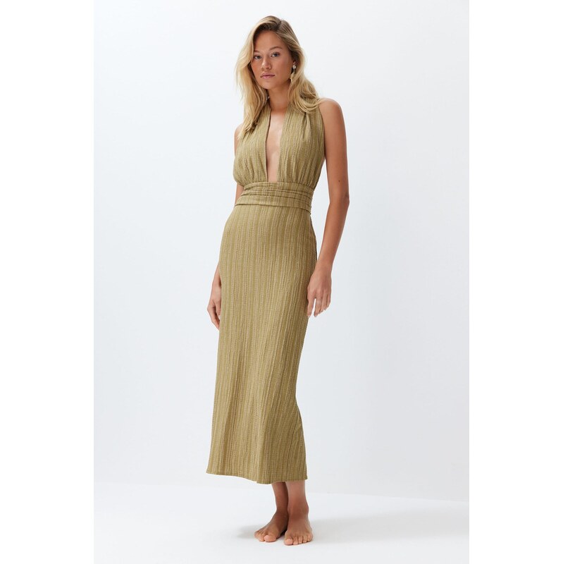 Trendyol Letní šaty khaki / olivová