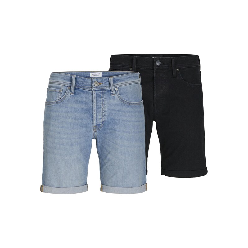 JACK & JONES Džíny modrá / černá