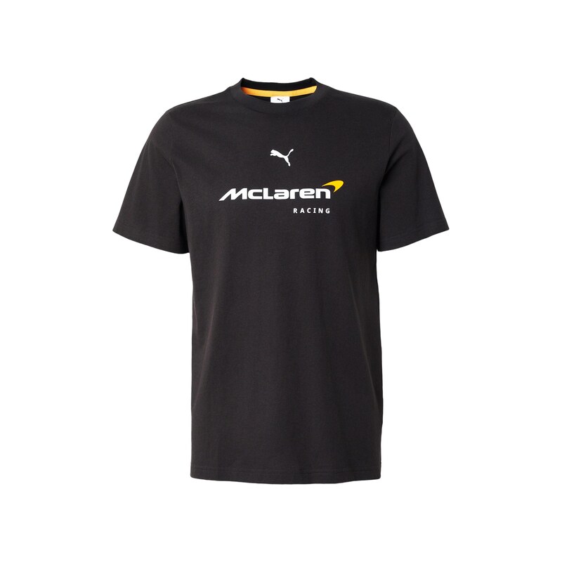 PUMA Tričko McLaren medová / černá / bílá