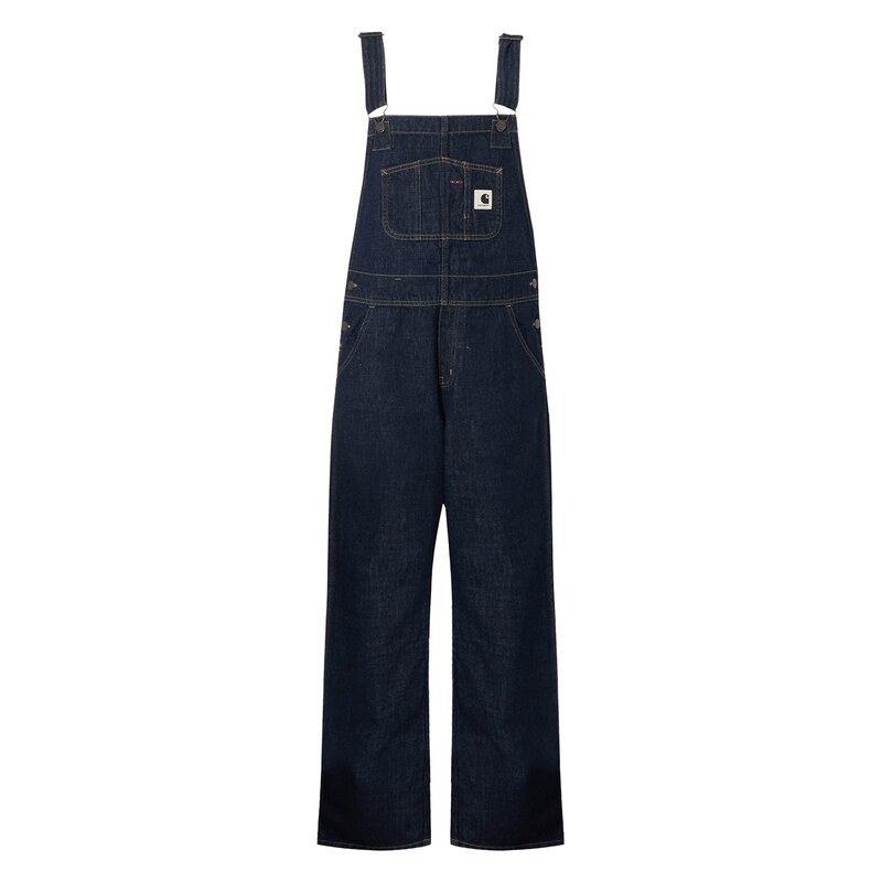 Carhartt WIP Džíny s laclem modrá