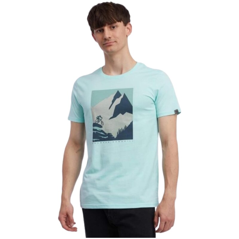 Ragwear Tričko Sevy Remake marine modrá / azurová modrá /