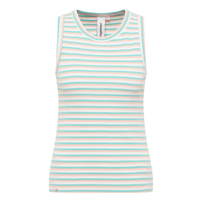 Ragwear Top světle zelená / bílá