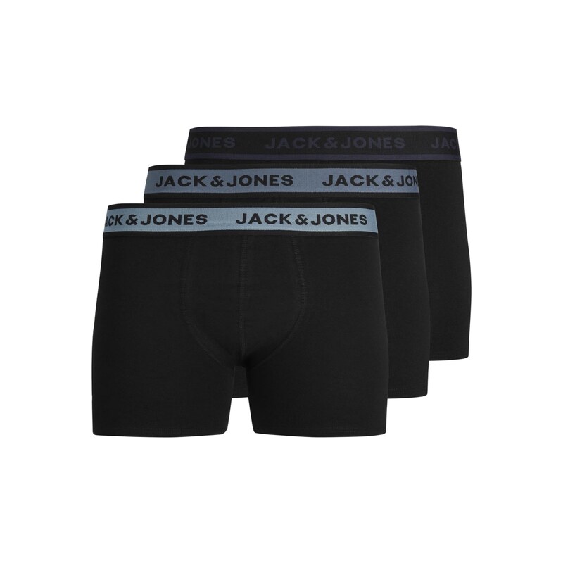 JACK & JONES Boxerky Louis šedá / černý melír